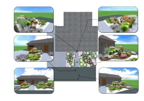 Ukázka náhledů - návrh zahrady